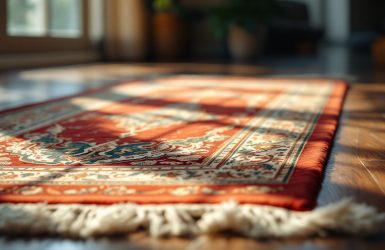 Un tapis de prière musulman : un symbole fort dans la pratique religieuse