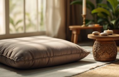 Pour une assise confortable en méditation : quels accessoires sont recommandés ?