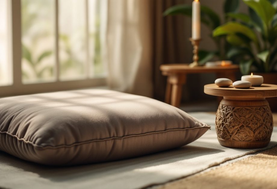 Pour une assise confortable en méditation : quels accessoires sont recommandés ?