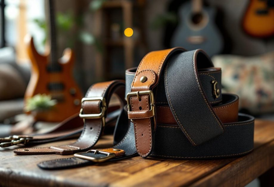 Tout savoir sur les sangles de guitare : confort, matières et choix adaptés