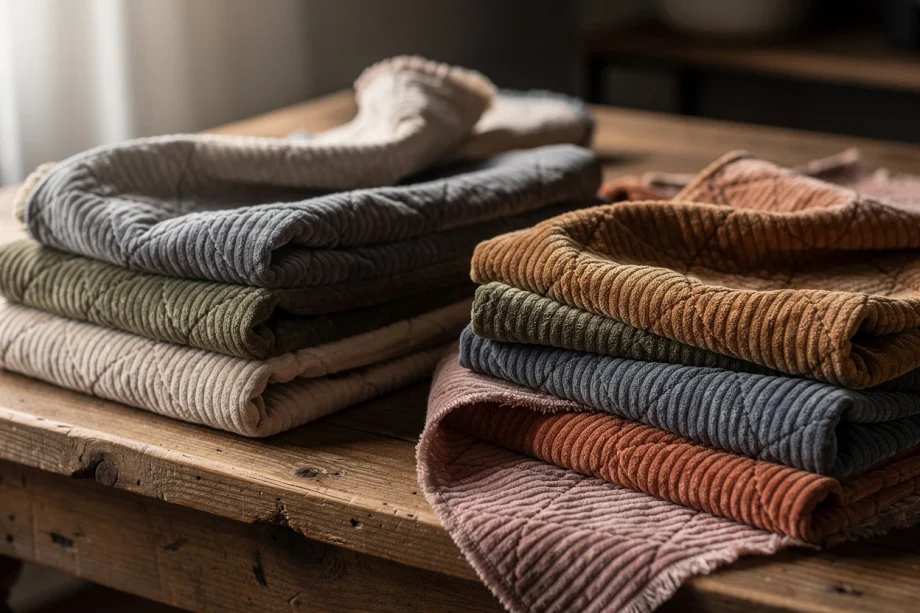 Comment choisir son tissu velours côtelé 500 raies matelassé pour des créations uniques