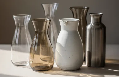 Le vocabulaire des carafes : guide express pour reconnaître chaque récipient